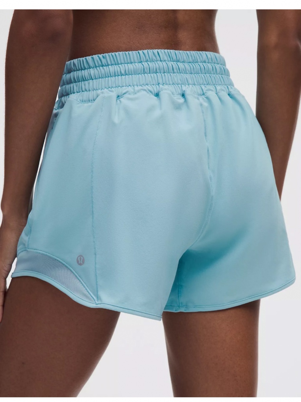 LULULEMON Hot High-Rise Lined Short 4" Seafoam Blue Women’s Size 8